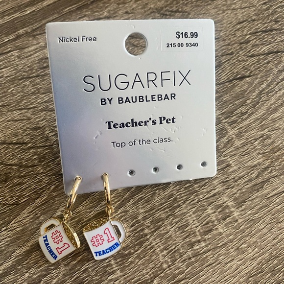 #1 Teacher Earrings - Picture 4 of 5